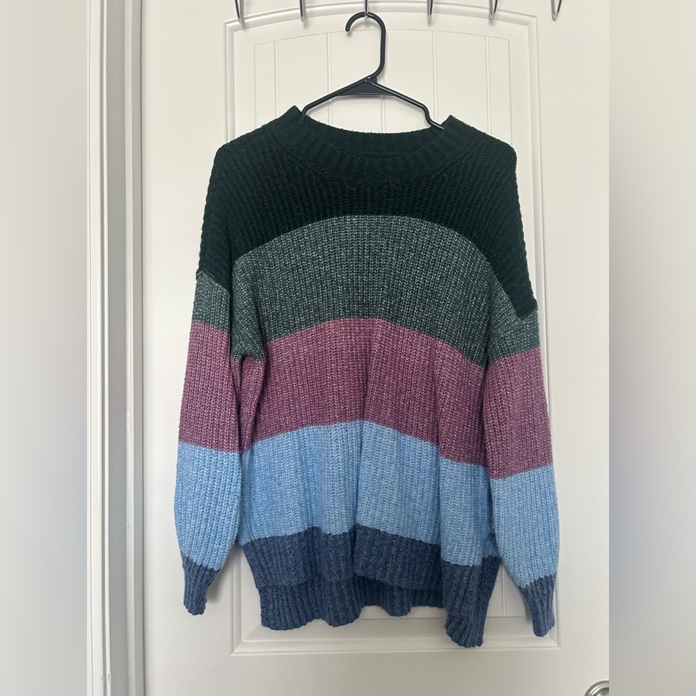 American Eagle Colorful Striped Women's Sweater